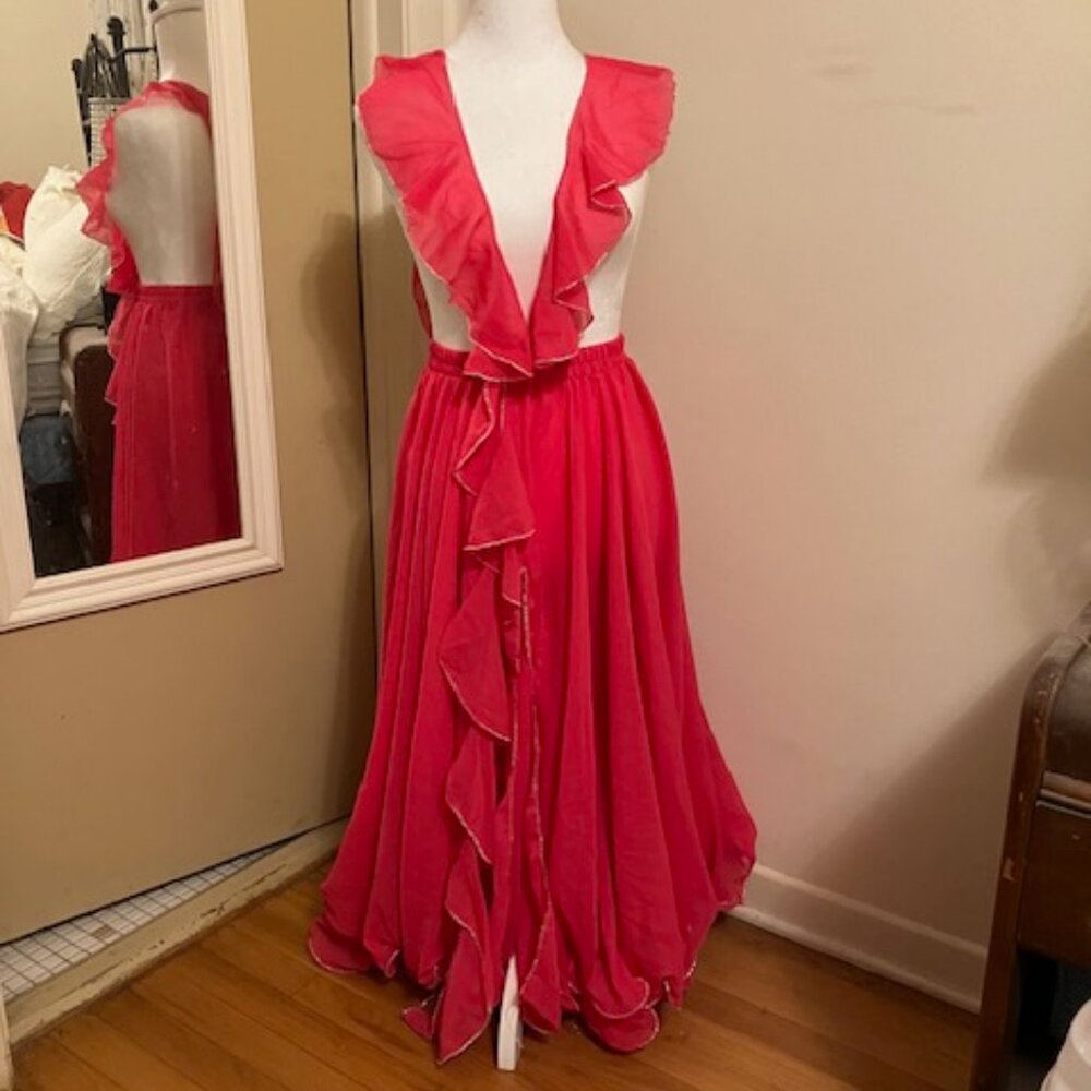 Hot Pink Taffeta Dress or Skirt - Great for Prom!!!!